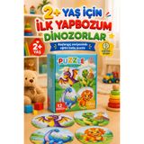 OGTWO İlk Yapbozum 2+ Yaş Dinozorlar Serisi Baby Puzzle 12 Büyük Parçalı Premium Eğitici Puzzle | 2-3 Yaş