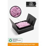 OGTWO Premium Zig Zag Kırpık Kağıt Hediye Kutusu Süsleme Için Dolgu Pelur Kırpıntı 50 gr Kağıt Lila