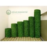 Oğuz Endüstri Tel Çit 50CMX10M Çim Çit Uv Korumalı 5x5 Göz Aralığı - Yeşil