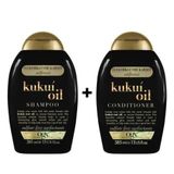 OGX 385 ml Kukui Oil Şampuan+385 ml Kukui Oil Saç Kremi