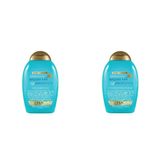 OGX Argan Oil of Morocco 385 ml Nemlendirici Sülfatsız Şampuan + Argan Oil of Morocco 385 ml Saç Bakım Kremi