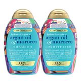 OGX Argan Oil of Morocco Ekstra Güçlü Şampuan ve Saç Kremi, 2'li Paket