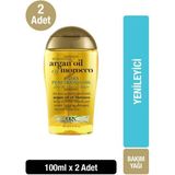 Ogx Argan Oil of Morocco Yenileyici Sülfatsız Saç Bakım Yağı 100 ml x2 Onarıcı Etki ile Kuru Saçlar İçin