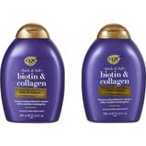 Ogx Biotin & Kolajen Sülfatsız Şampuan + Saç Bakım Kremi, 385 ml - YOK