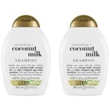 OGX Coconut Milk 2x385 ml Besleyici Şampuan