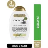 OGX Coconut Milk 385 ml x2 Sülfatsız Bakım Kremi Tüm Saçlar İçin Onarıcı Etkili Formül