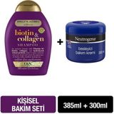 OGX Dolgunlaştırıcı Biotin & Collagen Şampuan 385 ml + Neutrogena Besleyici Bakım Kremi 300 ml Hediyeli