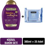 OGX Dolgunlaştırıcı Biotin & Collagen Şampuan 385 ml + Neutrogena Deep Clean Mendil