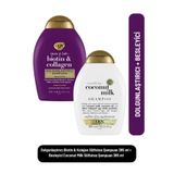 OGX Dolgunlaştırıcı Biotin & Kolajen Sülfatsız Şampuan+Besleyici Coconut Milk Sülfatsız Şampuan