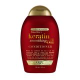 OGX Frizz-Free + Keratin Pürüzsüz Yağ Kremi, 5'i 1 arada, Kıvrımlı Saçlar için, Parlak Saç, Kırmızı