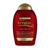 OGX Frizz-Free + Keratin Pürüzsüz Yağlı Şampuan, 5'i 1 arada, Kıvrımlı Saçlar için, Parlak Saç