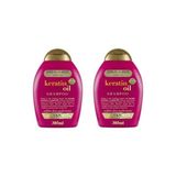 Ogx Keratin Yağı Içeren Şampuan, 385 Ml, 2'li Paket - Option-1