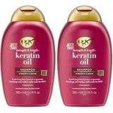 ogx kırılma karşıtı keratin oil şampuan 385 ml (2 paketi)