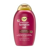 OGX Kırılma Karşıtı Keratin Oil Şampuan, 385 ml, Keratin Proteinleri İçerir | Keratin Yağı ve Argan Yağı İçerikli, Saç Güçlendirici Şampuan