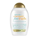 OGX Lightweight + Hindistan Cevizi İnce Kıvırcık Saç Kremi, Hafif, Hindistan Cevizi Suyu Kremi, 13oz