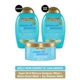 Ogx Nemlendirici Argan Oil Of Morocco Şampuan + Saç Kremi + Saç Maskesi