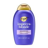 OGX Sarışın Güçlendirilmiş+Mor Tonlama Şampuanı, Sarışınınızı Kişiselleştirmek için Sarışın Tonlama, 13oz