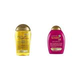 Ogx Yenileyici Argan Oil Of Morocco Saç Bakım Yağı 100 ml ve Ogx Kırılma Karşıtı Keratin Oil Şampuan 385 ml - Option-1