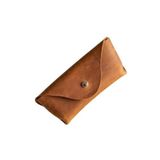 Oh Deer Leather Hakiki Crazy Deri Gözlük Kabı - Camel