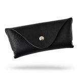 Oh Deer Leather Hakiki Deri Gözlük Kabı – Dikişsiz Frisco Deri (Siyah)