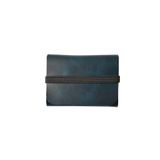 Oh Deer Leather Hakiki Deri Kartlık – Dikişsiz Lastikli Model (mavi)