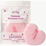 Oh Flossy Ultra Yumuşak Mikrobiber Yıkanabilir Makyaj Temizleme Pufu - Pembe
