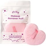 Oh Flossy Ultra Yumuşak Mikrobiber Yıkanabilir Makyaj Temizleme Pufu - Standart