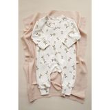 Oh la la Koala For Little Ones Armut Baby Fluff Serisi Fermuarlı Tulum - Ekru - 6 - 9 Ay