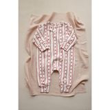 Oh la la Koala For Little Ones Kalp Baby Fluff Serisi Ekru Fermuarlı Tulum %100 Pamuk Nefes Alabilen - 9 - 12 Ay