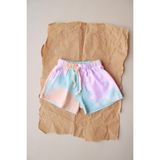 Oh la la Koala For Little Ones Oh la la Koala Kız Çocuk Basic Şort Batik Desenli Rahat Kesim ve Bağlamalı Bel Tasarımıyla - Çok Renkli - 6 - 12 Ay
