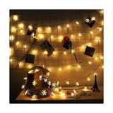 Ohbe Express 10 Metre 60 LED Kar Tanesi Işık – Warm Light, 8 Kademe, Fişli - 1 m - 00 Beyaz