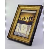 Ohbe Express 13X18 cm Altin Siyah Renkli Eskitme Dekoratif Konsol Fotoğraf Çerçevesi - -- - Option-1