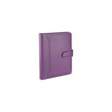 Ohbe Express 2k 5242 Ajanda Tarihsiz Çizgili 17X24 cm Ajanda/defter Hesap Makineli Deri Organizer, Lila - -- - Option-1