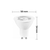 Ohbe Express 4,5W GU10 LED Ampul - 350 Lumen, 3000K Sarı Işık, 36° Işık Açısı, 15.000 Saat Ömür, Enerji Verimli (10) - 0,5 W - Altın