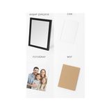 Ohbe Express Ahşap Resim Çerçevesi 4'lü Set Halinde 15 x 20 cm Boyutunda - -- - Option-1