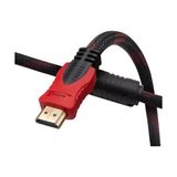 Ohbe Express Apricot Ap-Hdk1.5 Örgülü 1.5m HDMI Kablo Full Hd Tv Monitör Uydu Alıcısı Pc Uyumlu HDMI Kablosu - Option-1 - Ahşap