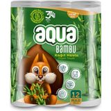 Ohbe Express Aqua Bambu 3 Katlı 12LI Kağıt Havlu - Ahşap