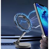Ohbe Express Araç Tutucu Süper Ağır Metal 3m Taban Bantı Kutuda Yedek Taban Bantı ve 2 Adet Yedek Metal Halka 360 Derece Tam Tur Dönebilir Katlanabilir Masa Gibi Yüzeylere De Uygun Telefon Tutucu ve Stand - Option-1 - 000-Siyah