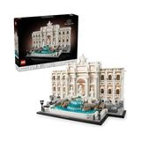 Ohbe Express Architecture Trevi Çeşmesi 21062 - Yetişkin Kadın ve Erkekler Için Palazzo Poli ile Okeonos, Sağlık ve Bereket Heykel Minifigürleri Içeren Koleksiyonluk Seyahat Hatırası Yapım Seti (1880 Parça) - 0 - Siyah