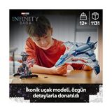 Ohbe Express ǀ Avengers: Ultron Çağı Quinjet 76325 – 12 Yaş ve Üzeri Süper Kahraman Seven Çocuklar Için Koleksiyonluk Uçağı Oyuncak Yapım Seti, Süper Kahraman Aksiyonu (1131 Parça) - 0 - Siyah