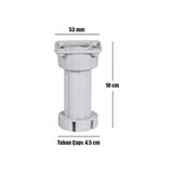 Ohbe Express Ayarlanabilir Dolap Mobilya Tezgah Puf Yükseltici Yükseltme Ayağı 10 cm Gri Ayak (2 Adet) - Option-1