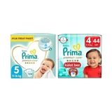 Ohbe Express Bebek Bezi Premium Care 5 Beden 108 Adet Junior Aylık Fırsat Paketi & Bebek Bezi Premium Care Külot Bez 4 Numara 44 Adet Ikiz Paket - 0 - 1 Ay
