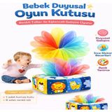 Ohbe Express Bebekler Için Eğitici Duyusal Oyun Kutusu Oyuncağı Renkli Tül Oyunu Peçetelik Eğitici Oyuncak - Option-1