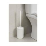 Ohbe Express Beyaz-Siyah-Bej Çizgili Lüks Tuvalet Fırçası Seti – 30 cm Uzunluk | Modern, Şık ve Dayanıklı Banyo Aksesuarı | Kaymaz, Hijyenik Tasarım (Beyaz) - Option-1