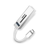 Ohbe Express BN08 ve Için 5 In 1 Alüminyum Type-C To USB 5gbps 3.0 Çoklayıcı Hafıza Kartı Okuyucu Otg - Option-1