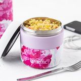 Ohbe Express Bora Yemek Termosu 400ML,PINK Blossom - Option-1 - 0 - Siyah