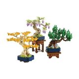 Ohbe Express Botanicals Mini Bonsai Ağaçları 10373 –, Wisteria ve Siyah Çam Ağaçlarından Oluşan Yapay Bitki Içeren Sevgililer Günü'ne Özel Dekoratif Model Yapım Seti (709 Parça) - 0 - Siyah