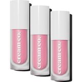 Ohbe Express Cream Co. Allık Ruj Göz Farı Glow Tint Baby Pink, Nemlendirici Makyaj, 508 Pastel Pembe, Hyaluronik Asit Peptit (3 Paketi) - Option-1