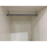 Ohbe Express Dolap Askı Borusu Gri+2 Tüm Ölçüler Tüm Uyumlu 42CM - Option-1
