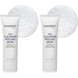 Ohbe Express Duaderm 3'ü 1 Arada Cilt Temizleyici Peeling Maske, Gözenek Sıkılaştırıcı, 100 ml (2 Paketi) - Option-1